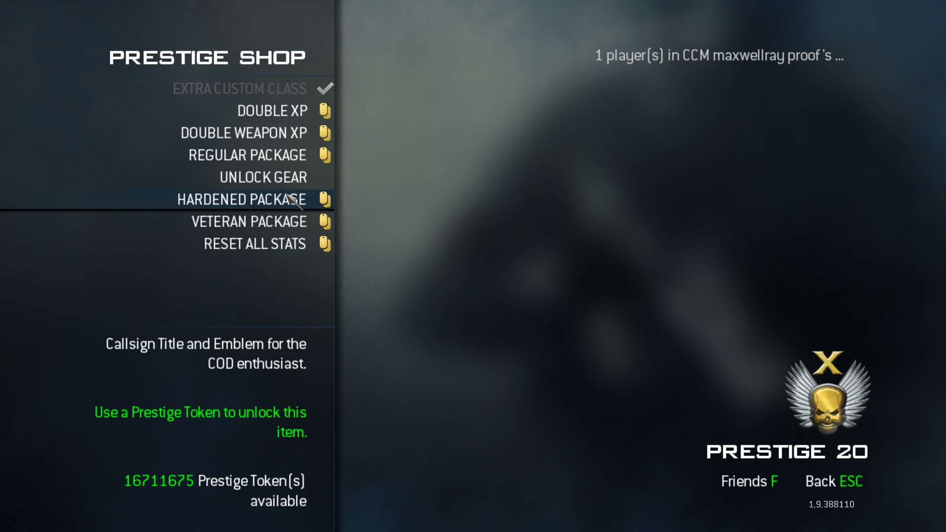 MW2 MW3 Modded Lobbies Accounts Services CabConModding